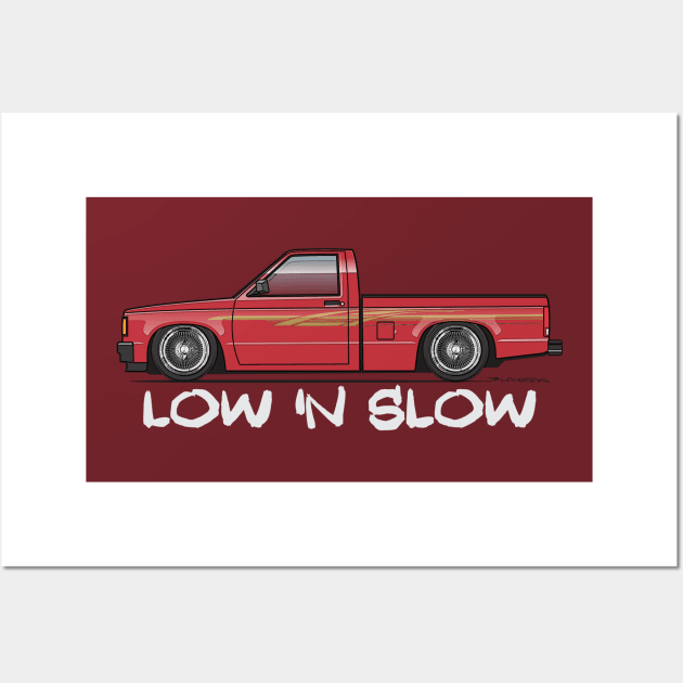 Low 'N Slow Red Wall Art by JRCustoms44